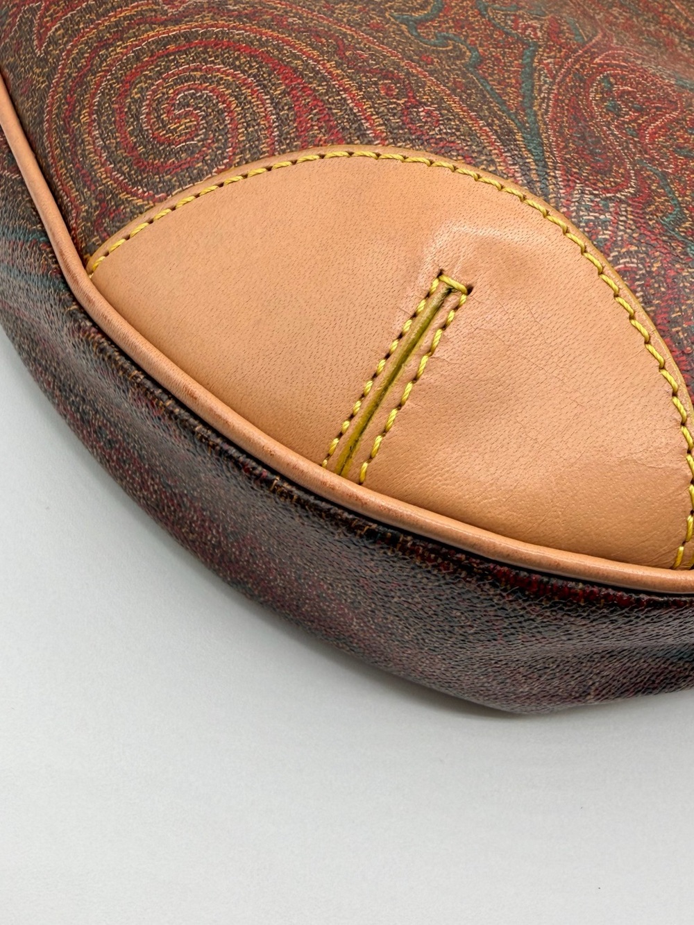Etro Milano Paisley Coated Canvas Tote 👜 - Picture 11 of 17